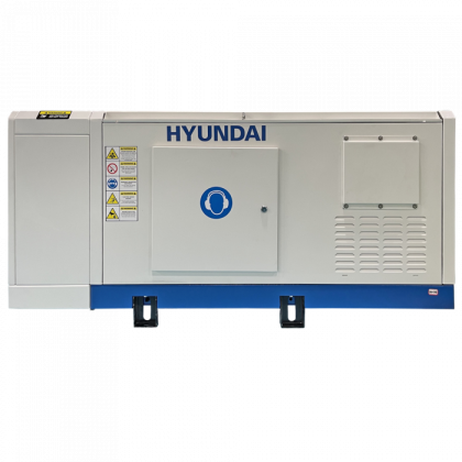 Three-phase current generator with HYUNDAI DHY25L diesel engine, 22 kW