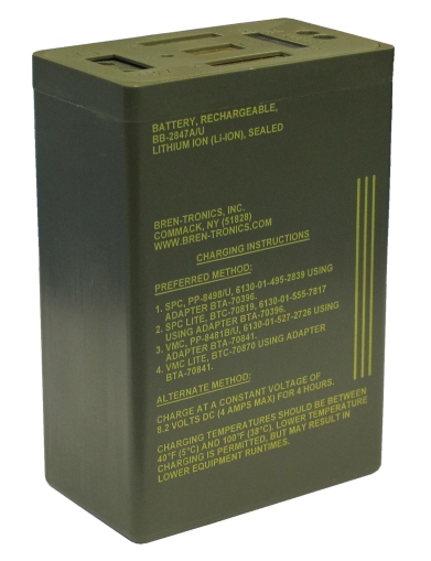 Rechargeable Lithium-Ion Battery BB-2847A/U, 8.3 AH for AN/PRM-34 (Radio Set), AN/PRS-7 (Mine Detector) and AN/PAS-13 (Thermal Weapon Sight)