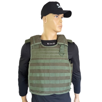 COMPLICATED GREEN BULLET PROOF VEST