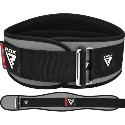 RDX X3 Grey Weight Lifting Neoprene Gym Belt Large