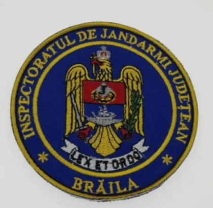 BRAILA COUNTY GENDARMI INSPECTOR EMBROIDERED SCAI EMBLEM