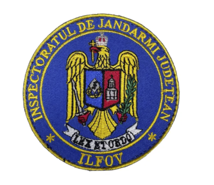 EMBROIDERED ROUND EMBROIDERED ILFOV COUNTY GENDARMI INSPECTORATE