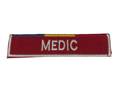 SMURD TRICOLOR BADGE INSCRIBED MEDICAL