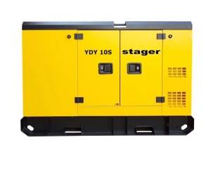 Stager YDY10S Soundproof single-phase diesel generator 9kW, 37A, 1500rpm