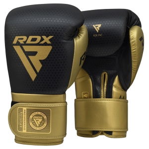 RDX L2 Mark Pro Sparring Boxing Gloves Hook and loop Black / Golden