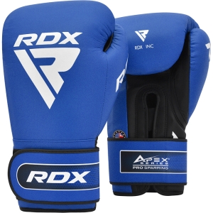 RDX Apex Blue 12oz Boxing Training Gloves Hook & Loop Men & Women Punching Muay Thai Kickboxing