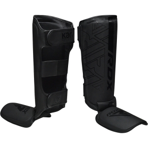 RDX F6 KARA MMA Shin Instep Guards-Black-M