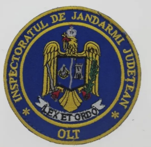 ROUND EMBLEM OF THE OLT COUNTY GENDARMI INSPECTORATE