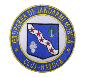 EMBROIDERED ROUND EMBROIDERED GENDARMI GROUP MOBILA CLUJ-NAPOCA