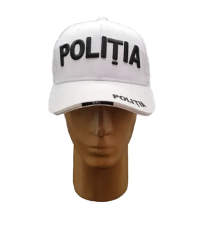 WHITE POLICE MESH CAP MP1