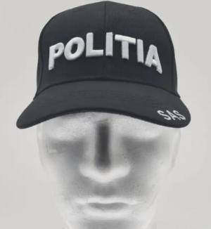 WHITE WRITING FULL CAP POLICE - SAS S