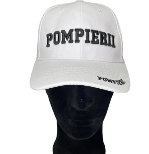 FULL WHITE FIREFIGHTER'S CAP - MP1